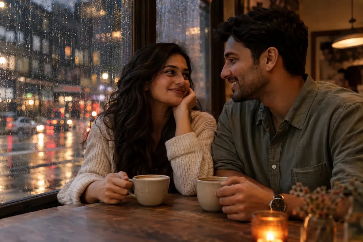Fictional couple in this sample gift